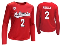 Nebraska Volleyball Bergen Reilly Number 2 Jersey