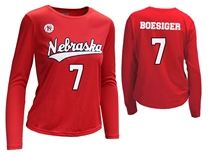 Nebraska Volleyball Boesiger Number 7 Jersey