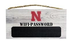 Nebraska Wifi Password Fiberboard Sign
