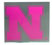 Pink Nebraska Color Shock Decal