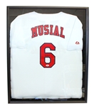 Stan Musial Autographed Cardinals Jersey in Shadow Box