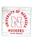 University Of Nebraska Huskers Wood Magnet