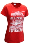 Womens 2023 Nebraska Volleyball Team Official NIL Tee