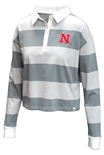 Womens Huskers Rugby Pullover