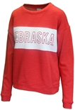 Womens Nebraska Colorblock Sweatshirt