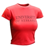 Womens University Of Nebraska Babydoll Tee