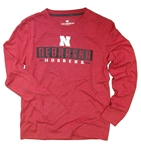 Youth Boys Huskers Schnelby Long Sleeve Tee