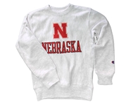 Youth Cornhuskers Reverse Weave Crew