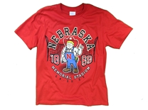 Youth Herbie Husker Volleyball Day Net Tee