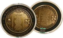 1994 1995 Back to Back Championship Coin