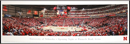Framed Opening Night Basketball at Pinnacle Arena